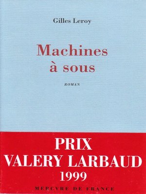 cover image of Machines à sous